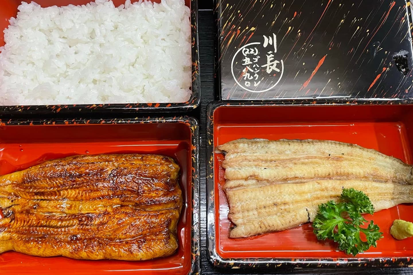 二色重（白焼/蒲焼/ご飯/肝吸/漬物）